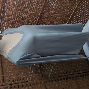 Zenana Outfitters Light Blue V-Neck Top